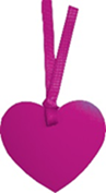 Heart Tags - Purple