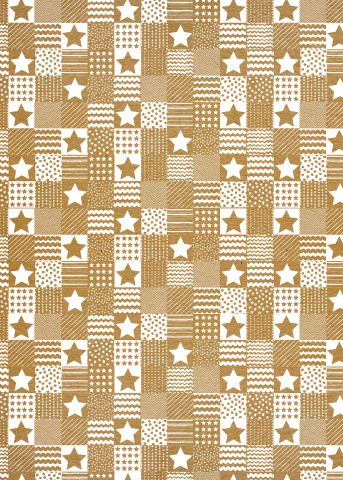 Multi Stars Craft Gift Wrap RRP £2