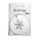 Pack of 6 - Snowflake White