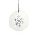 Pack of 6 - Snowflake White