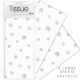Tissue Silver Snowflakes