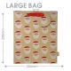 Gift Bag Large Craft Santa