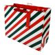 Gift Bag Carrier Festive Stripes