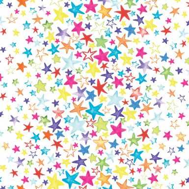 Gift Wrap Painted Stars