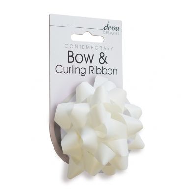 Bow & Curling (Essential) - White Bow