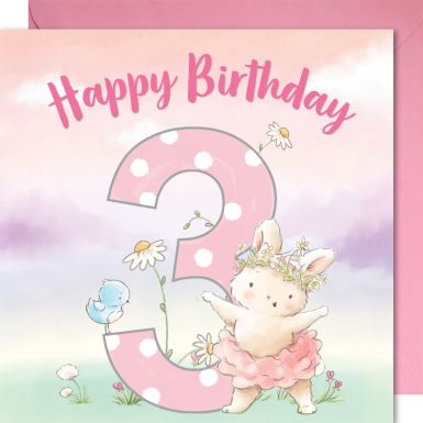 Happy 3rd Birthday - Pink