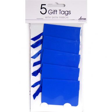 Pack of 5 Tags - Royal Blue