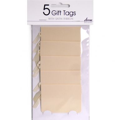 Pack of 5 Tags - Ivory