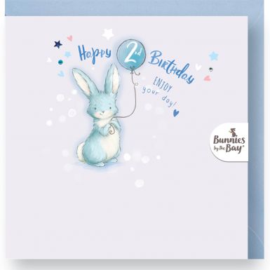 Happy Birthday 2nd Birthday Blue