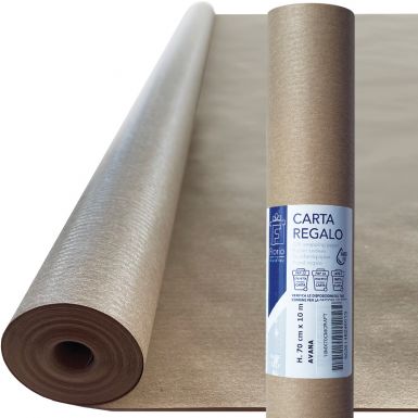 10M x 70CM Roll Wrap Kraft Classic