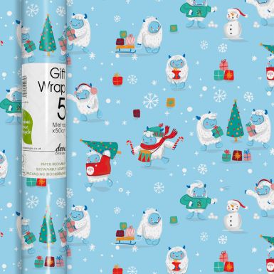 5M x 50CM Roll Wrap Yeti