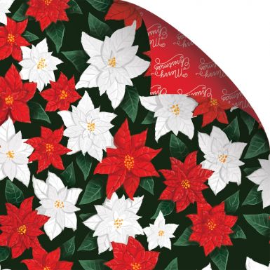 Gift Wrap Evergreen Poinsettia
