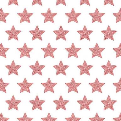 Red Stars Flock Flat Wrap RRP £2.50