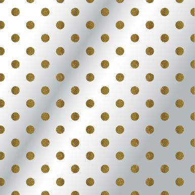 Gold Glitter Spot Metallic Flat Wrap RRP £2.50