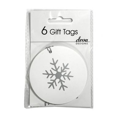 Pack of 6 - Snowflake White