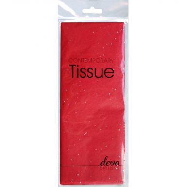 Tissue Sparkle Red