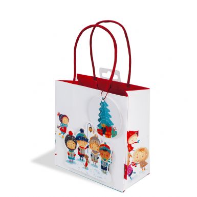 Gift Bag Small Snow Day