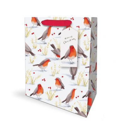 Gift Bag Medium Robin Berries