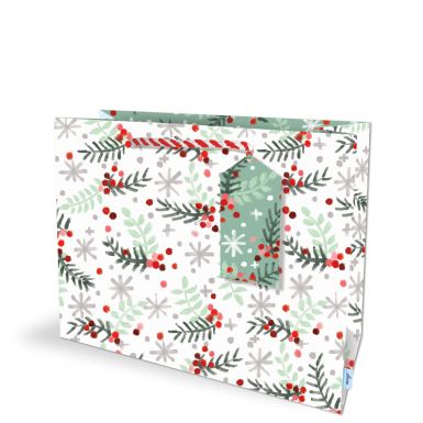Gift Bag Medium Festive Fern