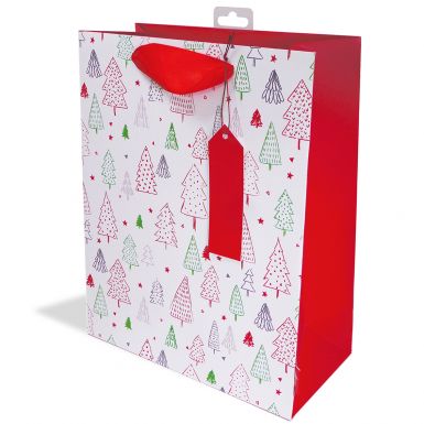 Gift Bag Large Festive Forest