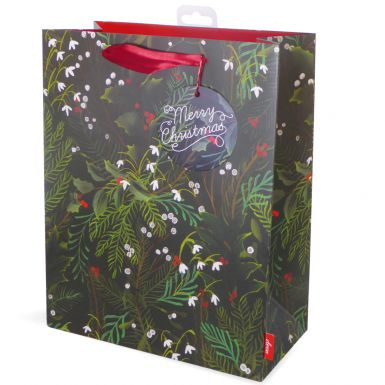 Gift Bag Large Evergreen Berries