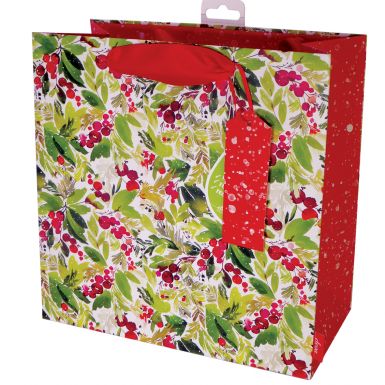 Gift Bag Large Berry Christmas