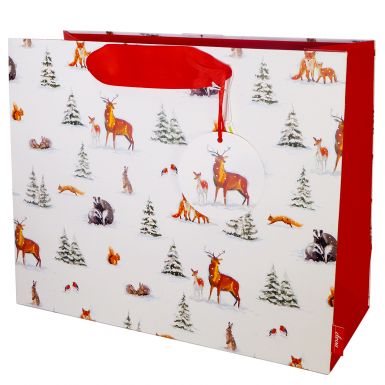 Gift Bag Carrier Woodland Animals