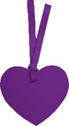 Heart Tags - Violet