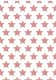 Red Stars Flock Flat Wrap RRP £2.50