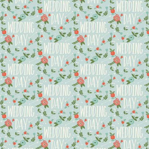 Wedding Day Flat Wrap RRP £1.25