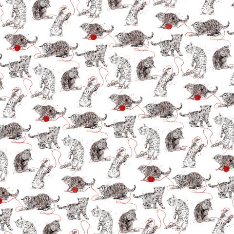 Gift Wrap Cats