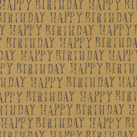 Gift Wrap Happy Birthday Craft 