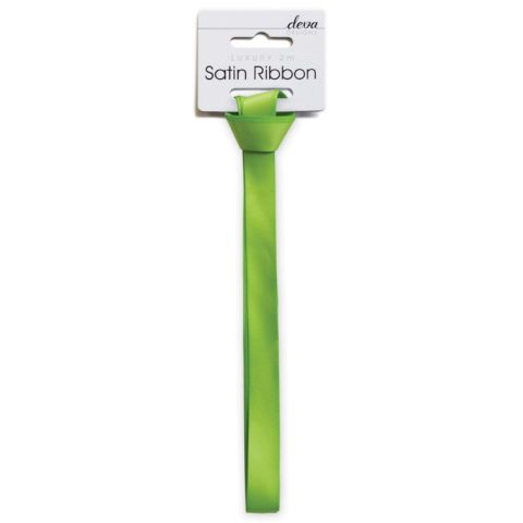 Satin Ribbon (Essential) - Chartreuse