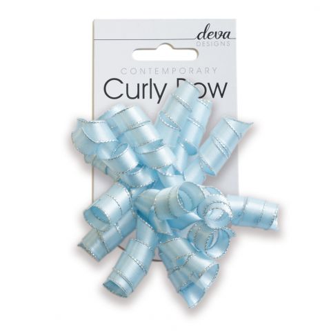 Satin Curlies (Essential) - Soft Blue