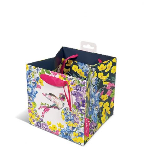 Gift Bag Small Cube Lola Hummingbird