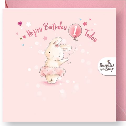 Happy Birthday 1 Today Pink