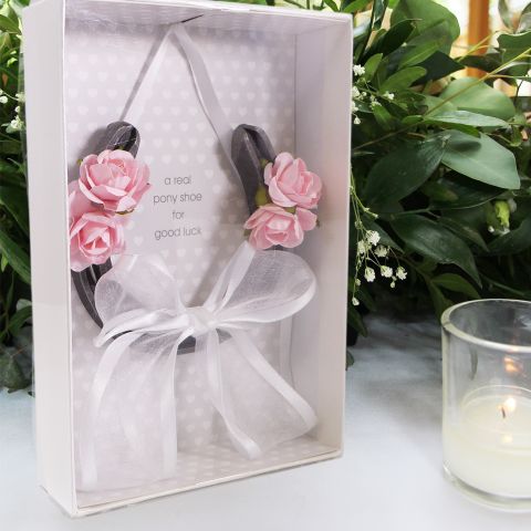 Real Pony Shoe Pink Flowers