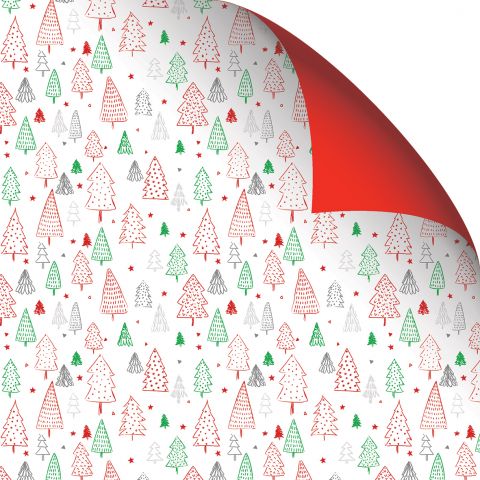 Gift Wrap Festive Trees