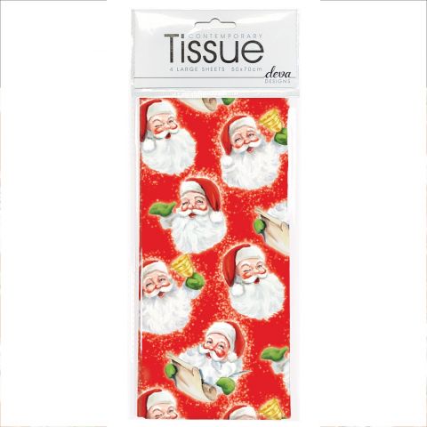 Tissue Vintage Santa