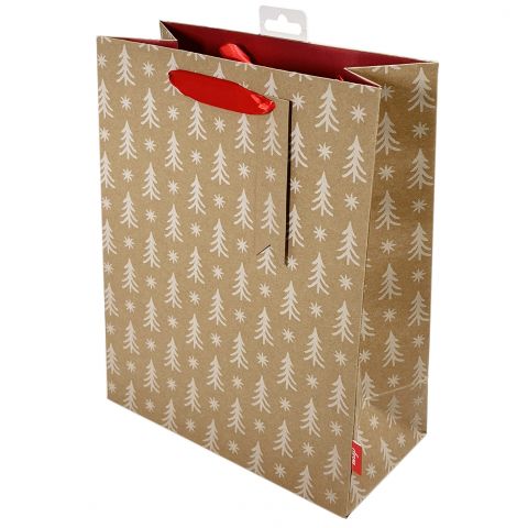 Gift Bag Large Craft Ditsy Alpine