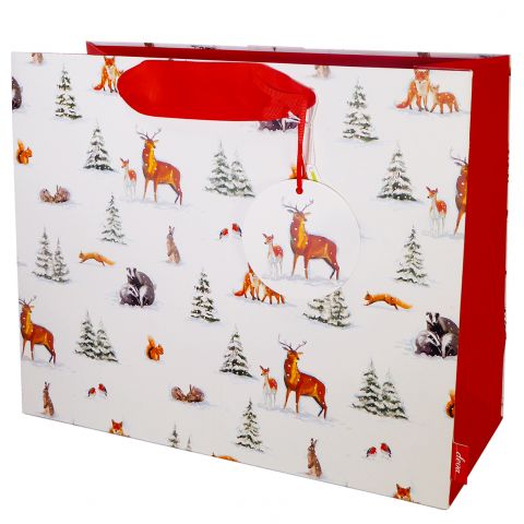 Gift Bag Carrier Woodland Animals