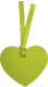 Heart Tags - Chartreuse