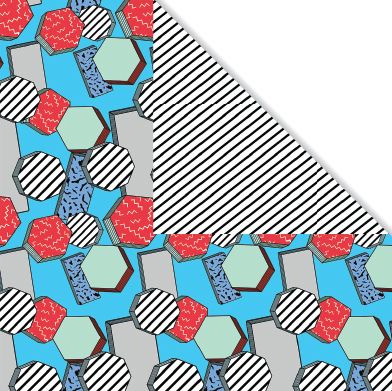 Hex Double Sided Flat Wrap