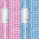 3M x 70CM Roll Wrap Designers Guild Jaal Pink and Blue Assorted