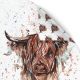 Gift Wrap Meg Hawkins Highland Cow