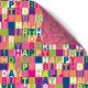 Gift Wrap Neon Birthday Pink