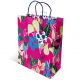 Gift Bag Large Neon Tropical