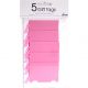 Pack of 5 Tags - Soft Pink