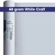 10M x 70CM Roll Wrap Kraft White