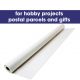 10M x 70CM Roll Wrap Kraft White